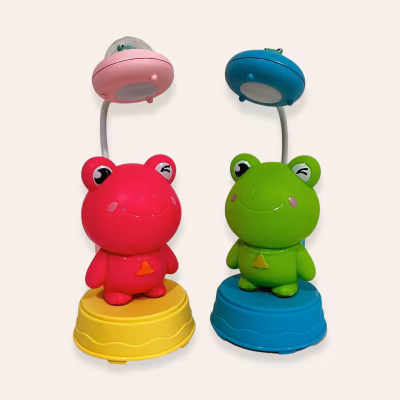 چراغ مطالعه کودک طرح قورباغه