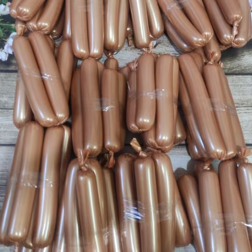 سوسیس مرغ. سوسیس گوشت. سوسیس های ملل. ناگت  مرغ.کالباس مرغ وقارچ. ژامبون گوشت 90درصد 