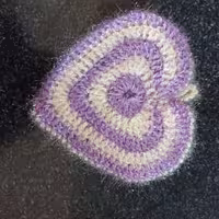 اسکاچ طرح قلب رنگی سایز متوسط شماره دو