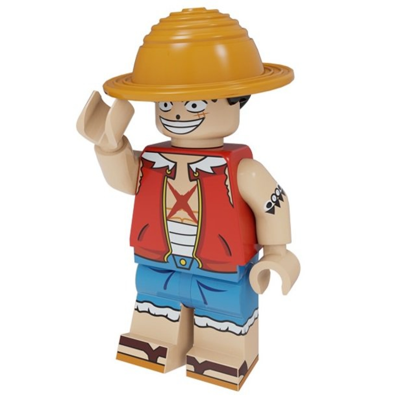 ساختنی مدل Luffy