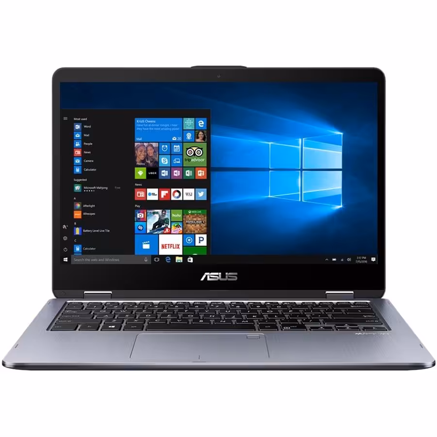 لپ تاپ ایسوس مدل VivoBook Flip 14 TP410UF با پردازنده i7 و صفحه نمایش لمسی