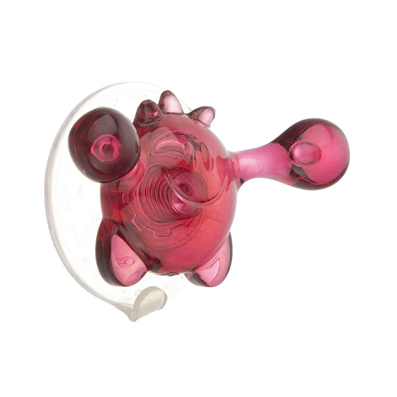 آویز پلاستیکی مکشی دیواری مدل Purple Wild Willy طرح عروسکی