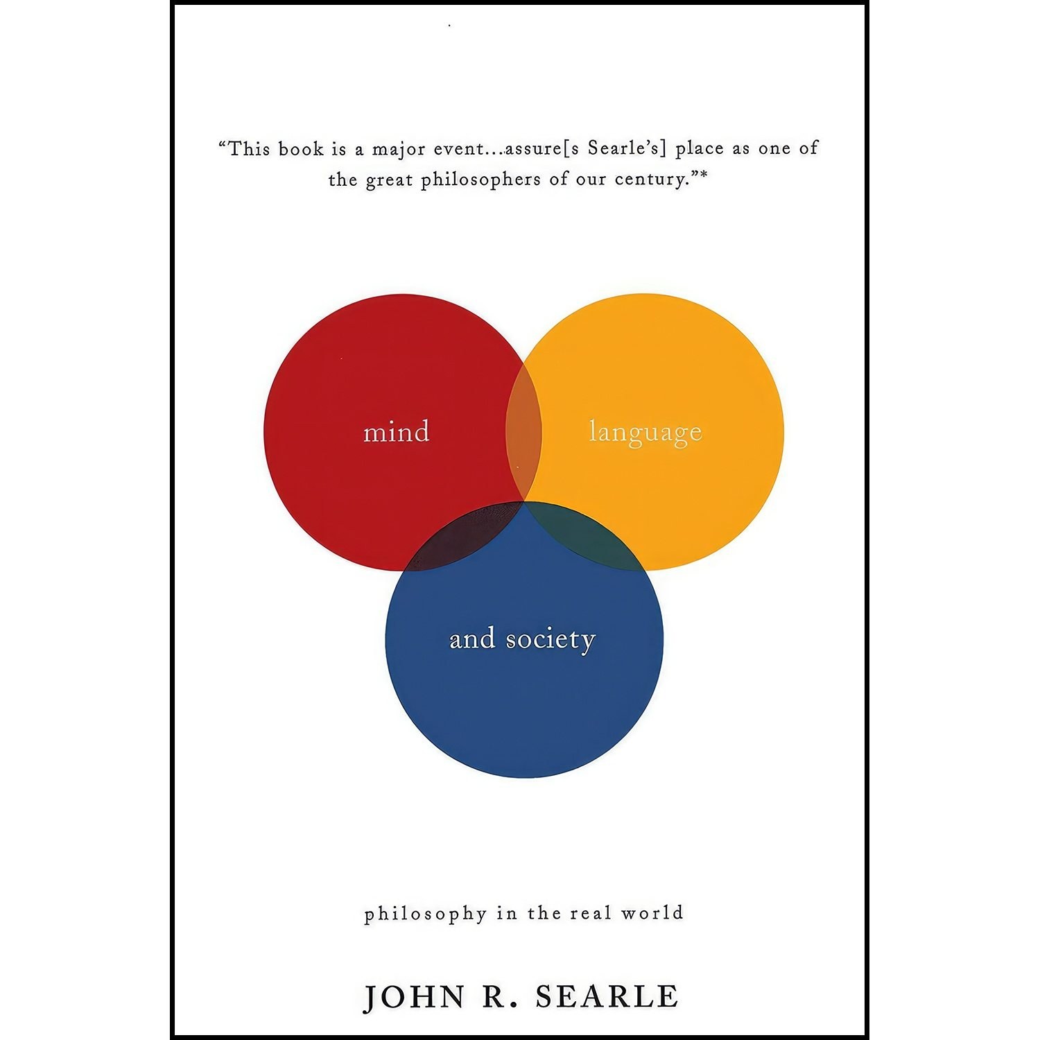 کتاب زبان اصلی Mind Language and Society اثر John R Searle