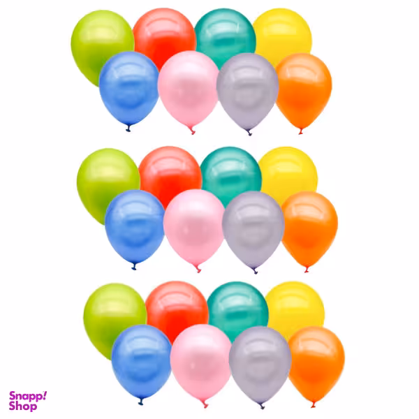 بادکنک طرح MS7 مجموعه 24 عددی