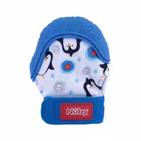 دندانگیر دستکشی 3  ماه نابی NUBY آبی