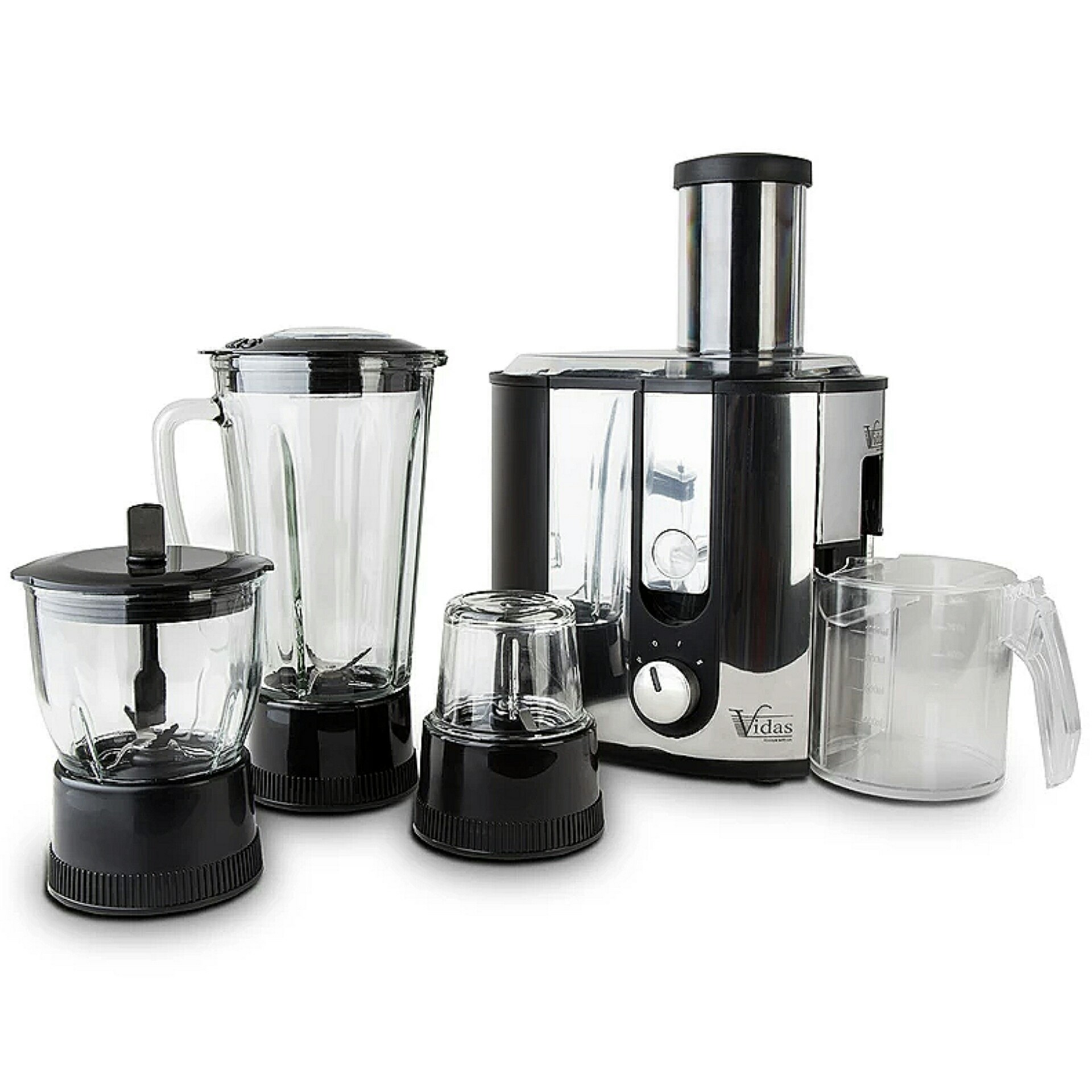 آبمیوه گیری 4 کاره ویداس VIR-3613 ( آبمیوه گیری-مخلوط کن- آسیاب- خردکن )