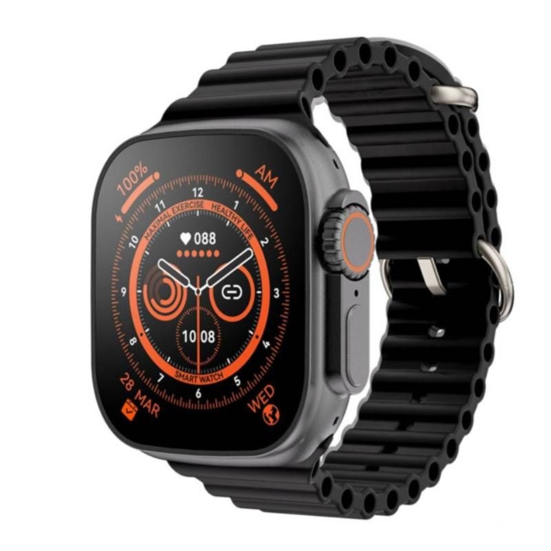 ساعت هوشمند الترا  با کیفیت عالی با بند مشکی ارسال رایگان به تمام ایران 