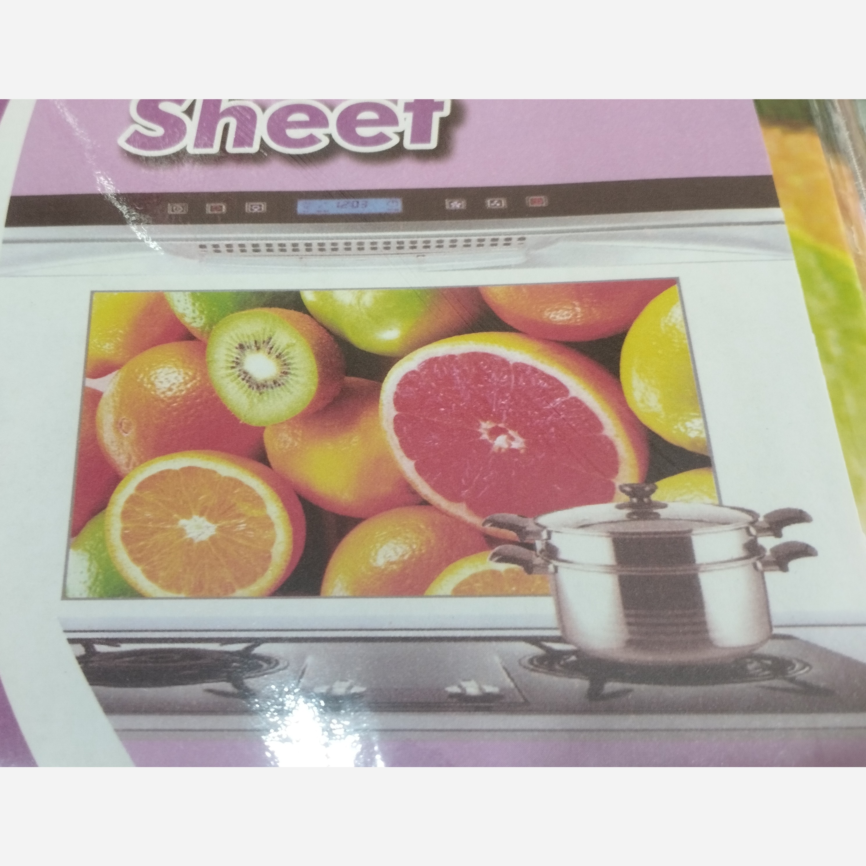 استیکر یا برچسب اجاق گاز