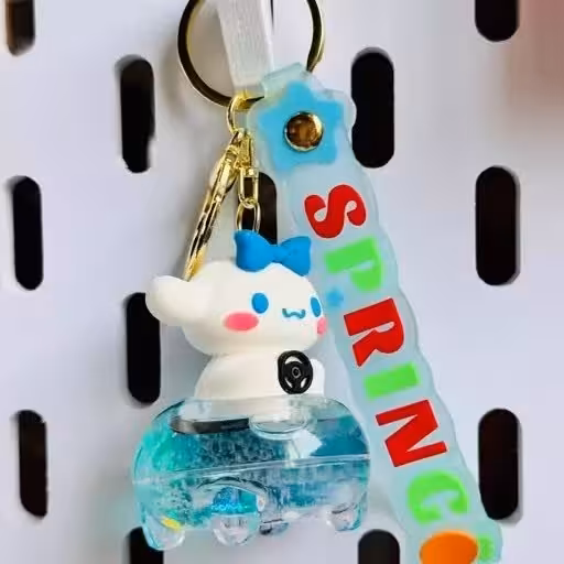 دست کلید جا سویچی طرح ماشین کرومی ملودی سینامورول کیتی فانتزی کیوت