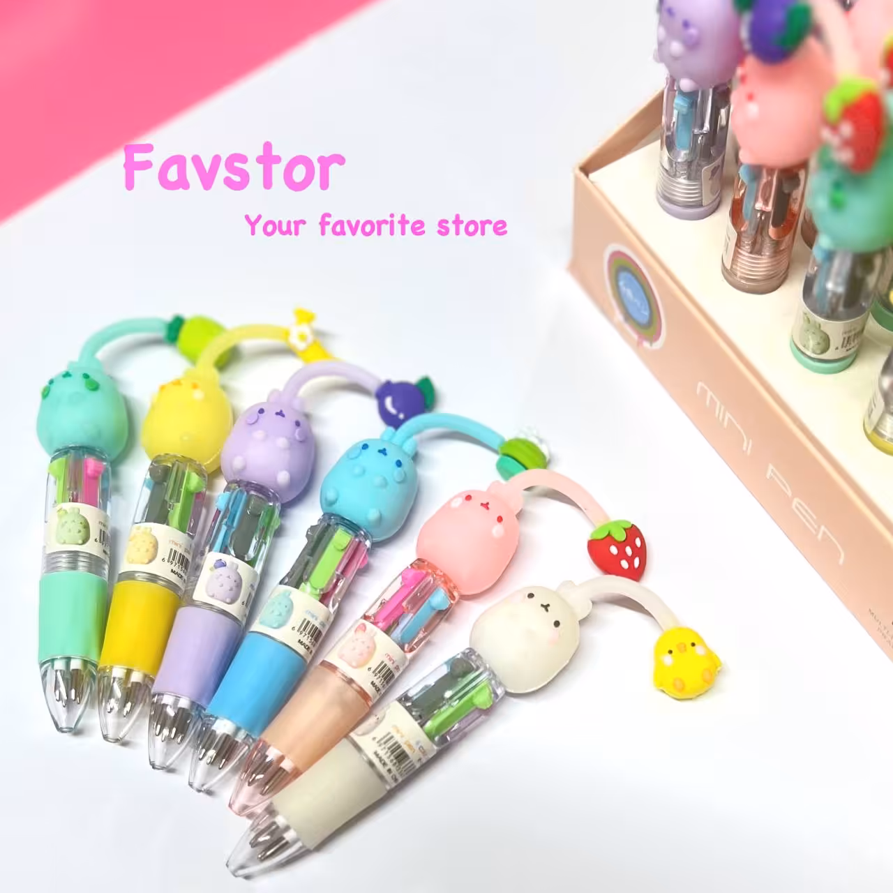 مینی خودکار 4 رنگ طرح مولانگ E-556A