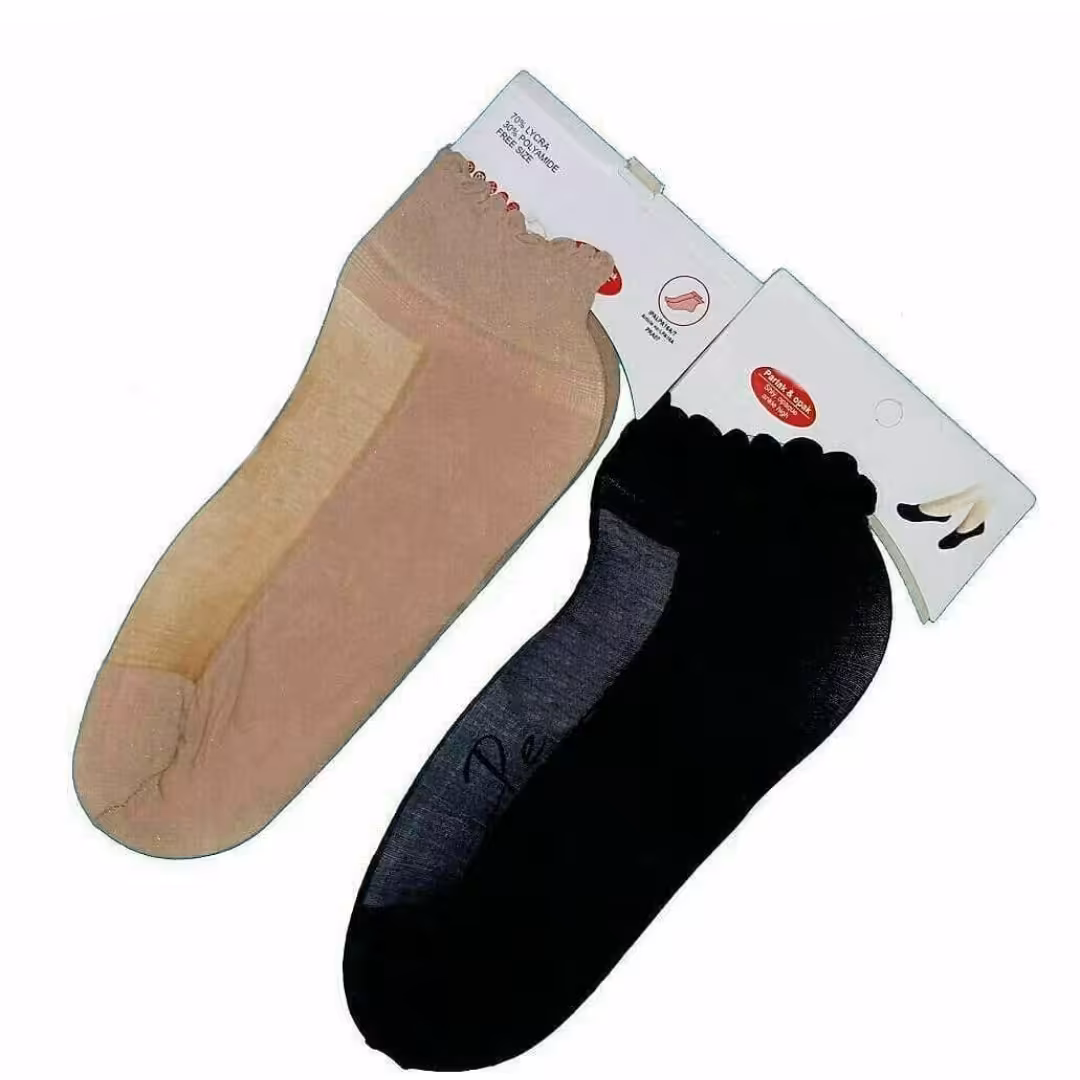 جوراب قایقی کوتاه پک 6عددی