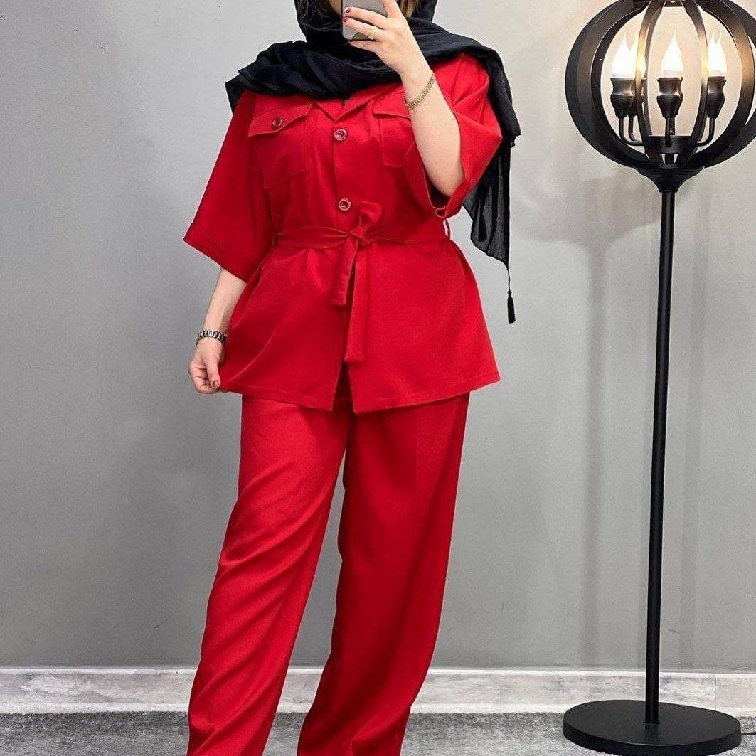مانتو شلوار سه ربع