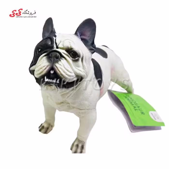 فیگور حیوانات سگ بولداگ فرانسوی نرم French Bulldog X185