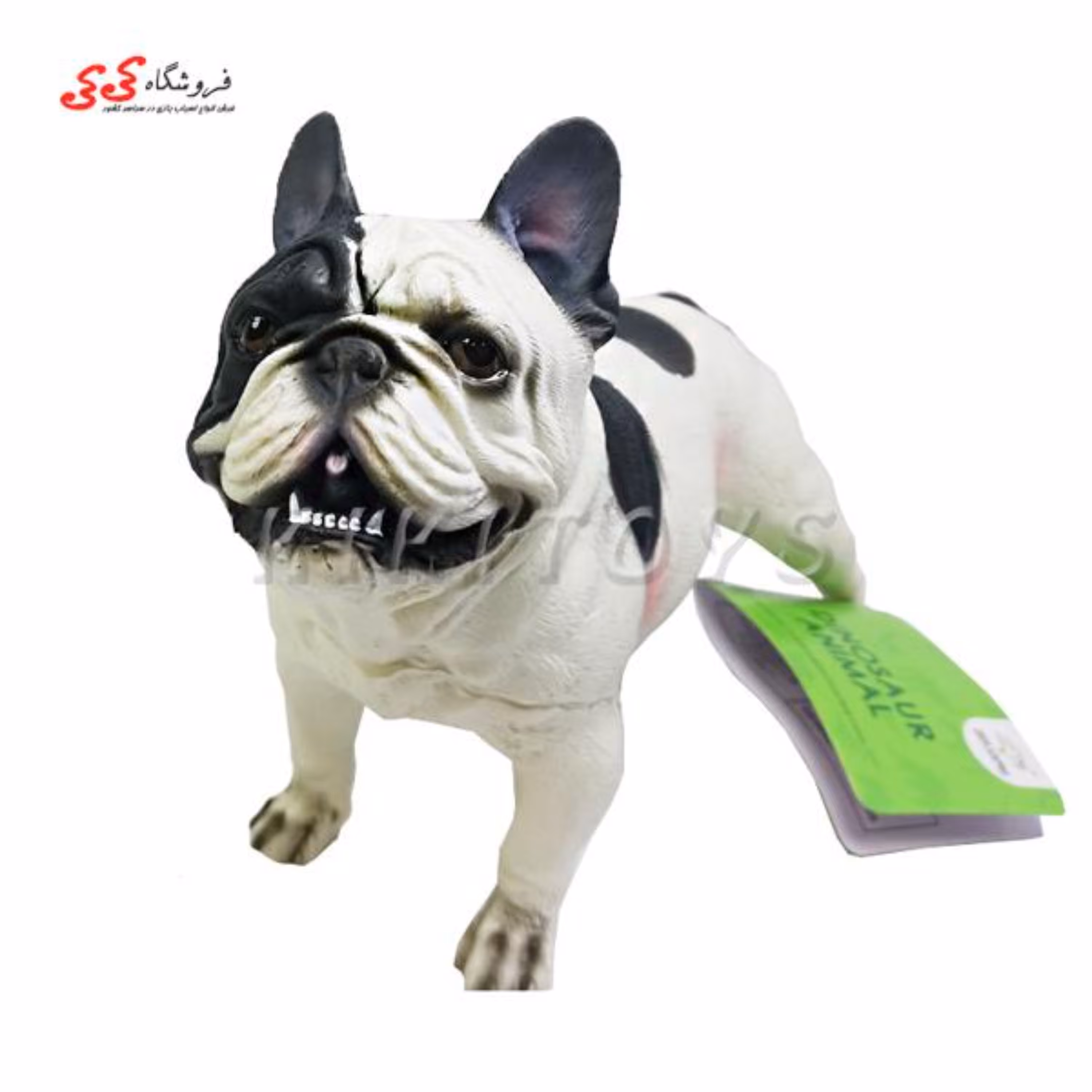 فیگور حیوانات سگ بولداگ فرانسوی نرم French Bulldog X185
