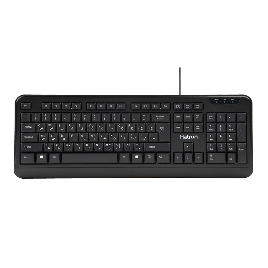 قیمت و خرید کیبورد باسیم هترون مدل HK240 | یاس ارتباط