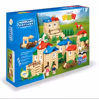 لگو ساختنی کلبه جنگلی 252 قطعه ارابه دار برند تک توی