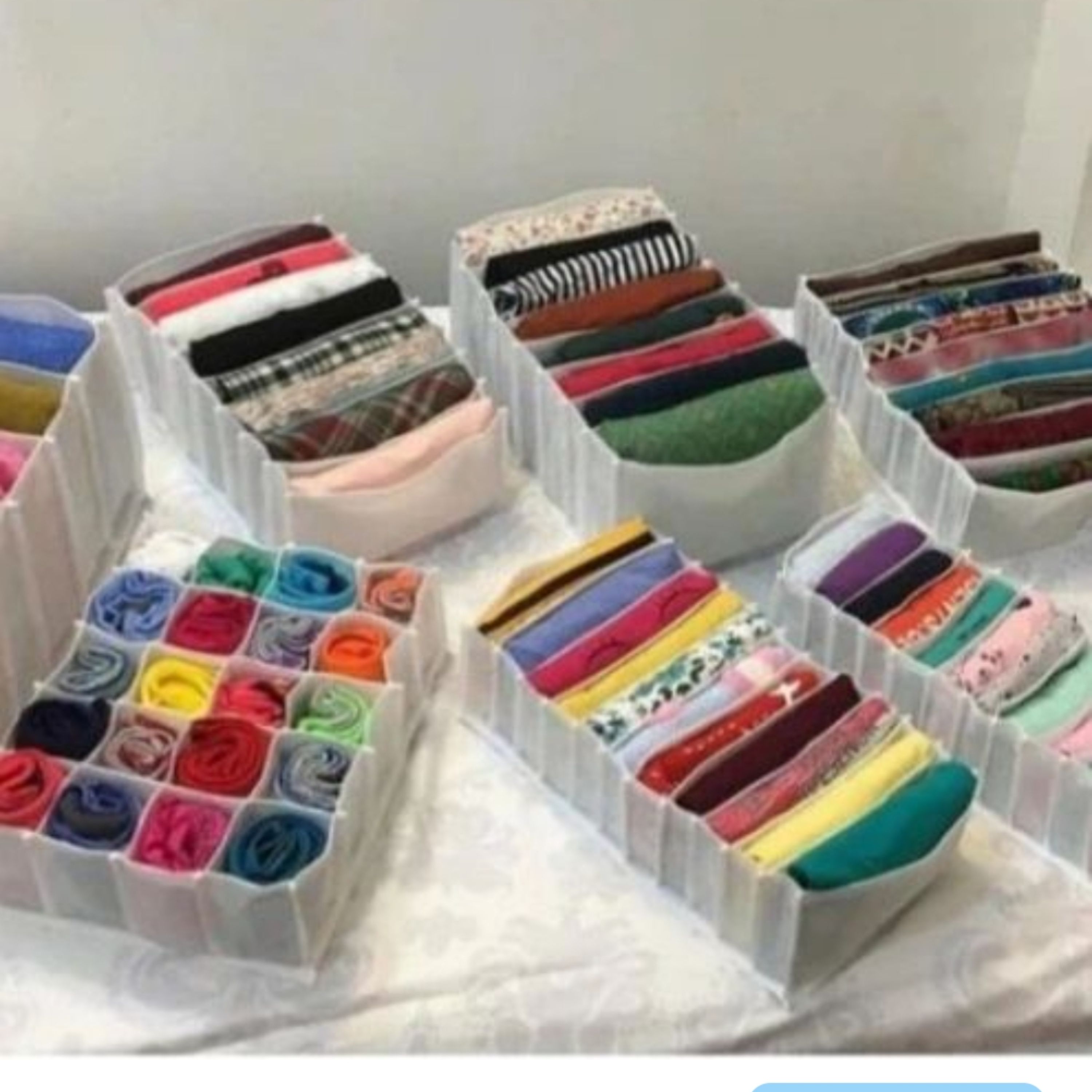 نظم دهنده پارچه ای یا مقسم چندخانه مدل لانه زنبوری چند خانه پلاسکو حاجی ارزونی