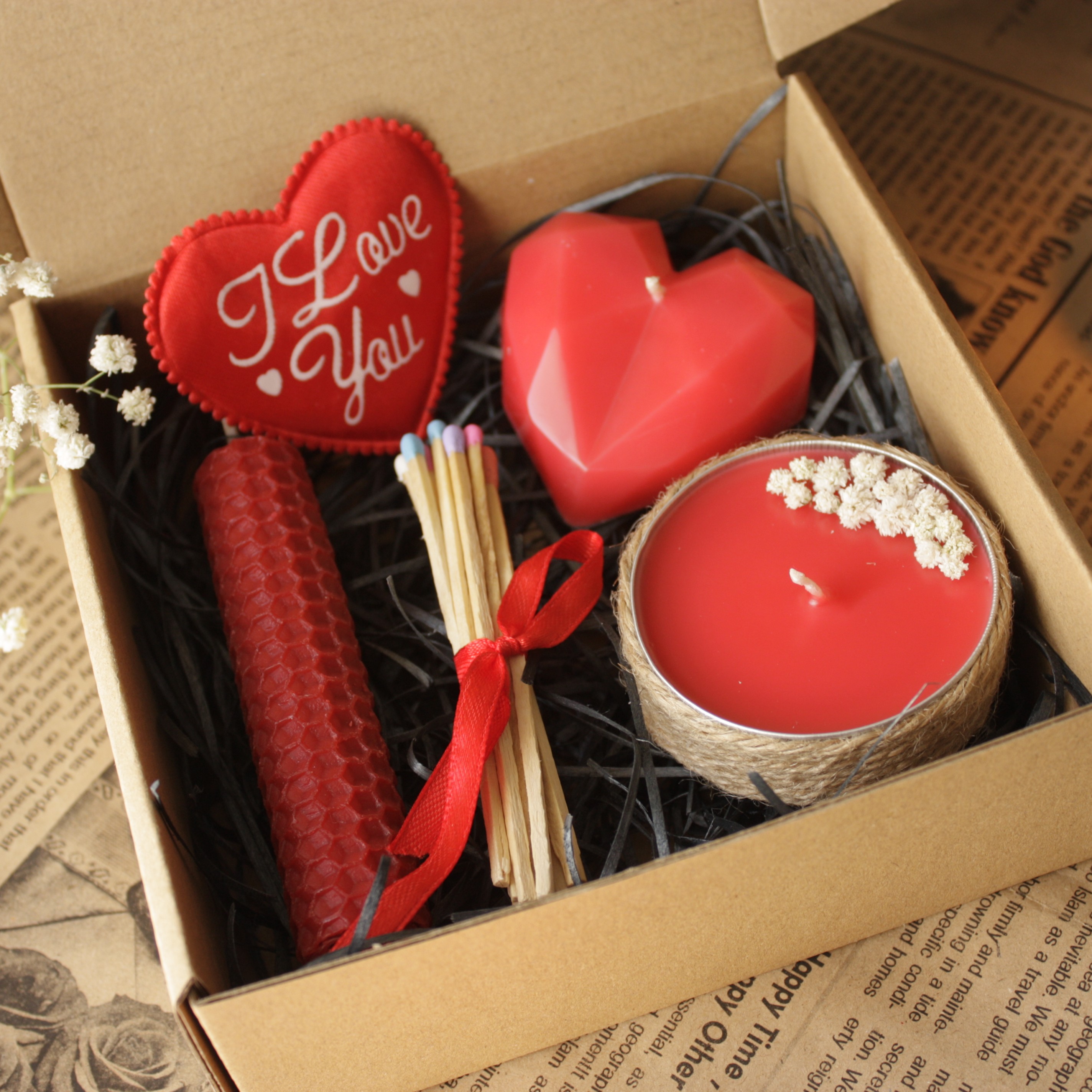 باکس شمع قرمز