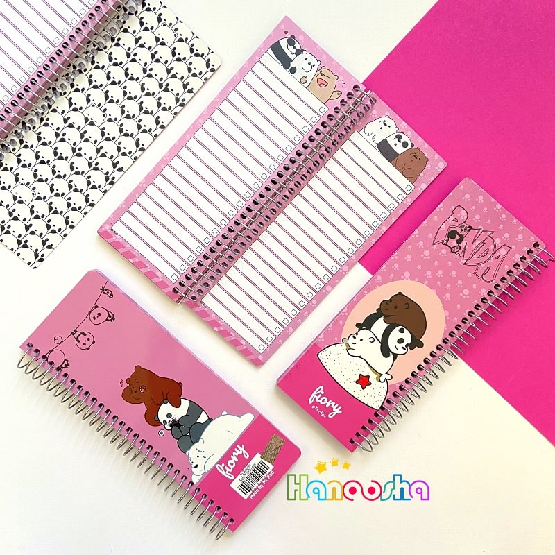 دفتر لیست انجام کار طرح We Bare Bears سه خرس | to do list مستر راد