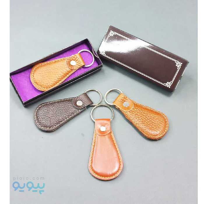 جاکلیدی چرم گاوی جعبه دار آیتم 2 عمده و کارتنی