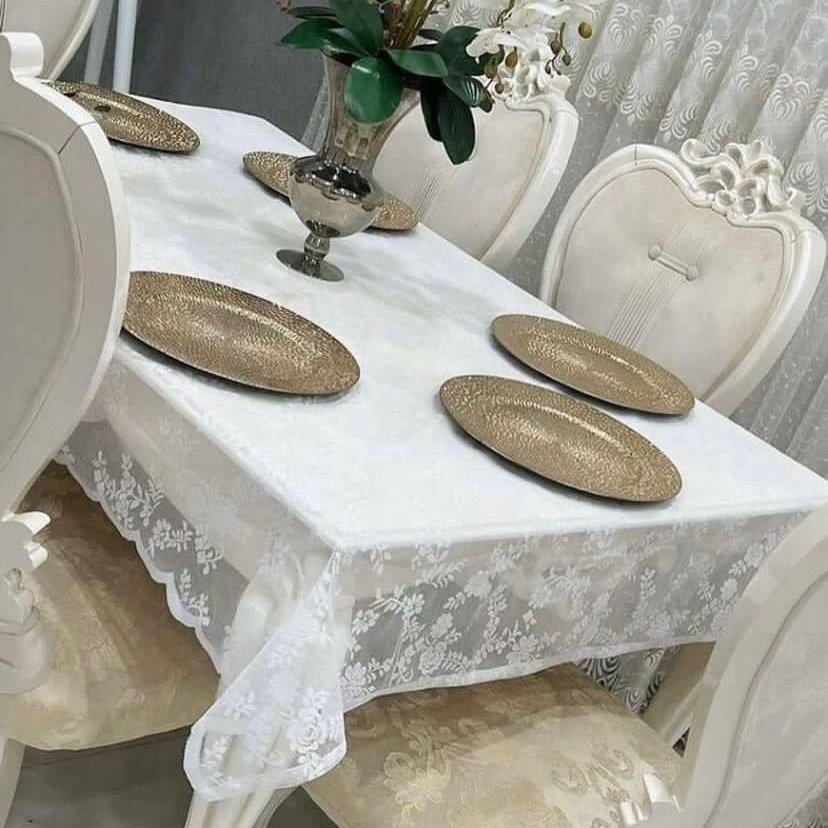 رومیزی پینک لند ترک سایز بزرگ 2 طرف دالبربرای میز 6 نفره سایز 2در150 ارسال رایگان