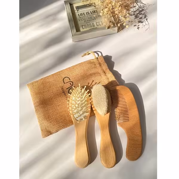 ست شانه برس چوبی CAVALO