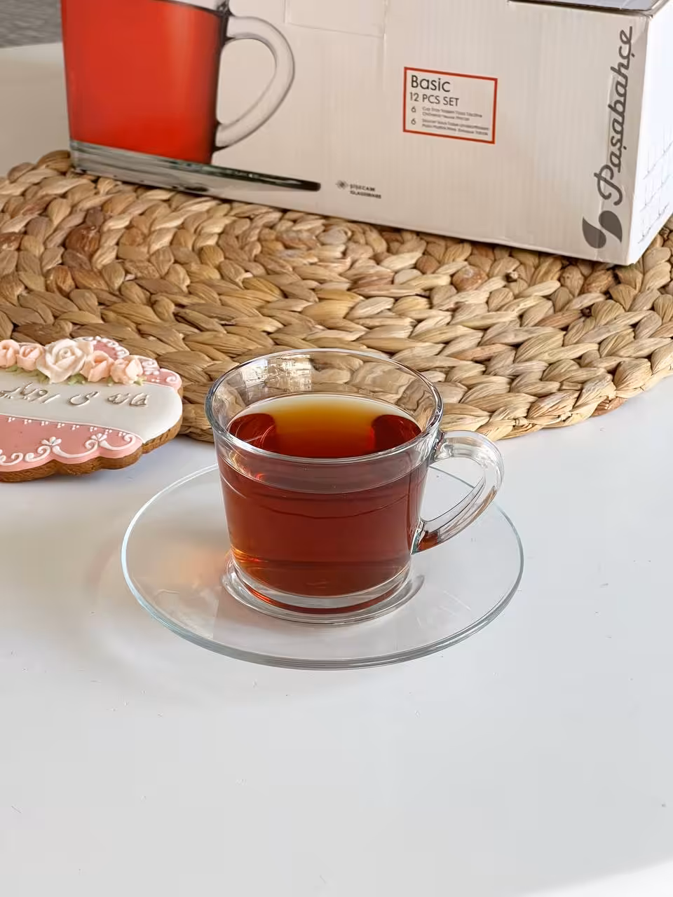 فنجان نعلبکی چای خوری پاشاباغچه- مدل بیسیک جدید