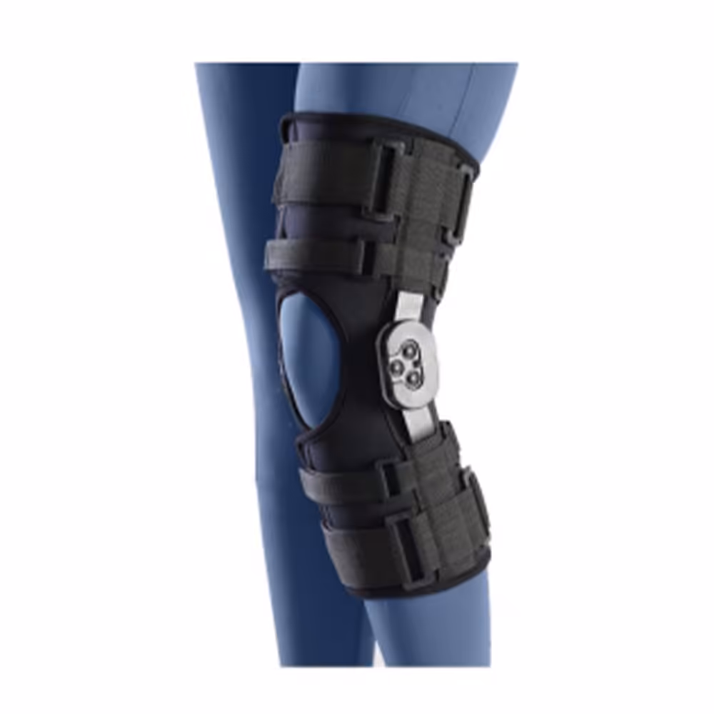 زانوبند توانبخشی با مفصل مدرج40100طب و صنعت