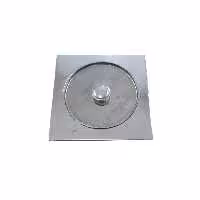 درب ( در ، درپوش ) بخاری استیل چهار گوش کوچک سایز 10 سانتی متر