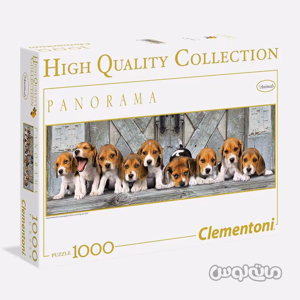 پازل 1000 قطعه پانوراما توله سگ ها کلمنتونی

