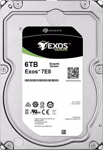 هارد اینترنال سیگیت مدل ST6000NM021A Exos 7E8 با ظرفیت 6 ترابایت
