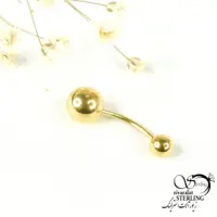 پیرسینگ ناف گوی درشت برند استیل کد 9344