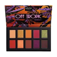 پالت سایه چشم 10 رنگ نیکس مدل Off Tropic - شماره 02 (202886)