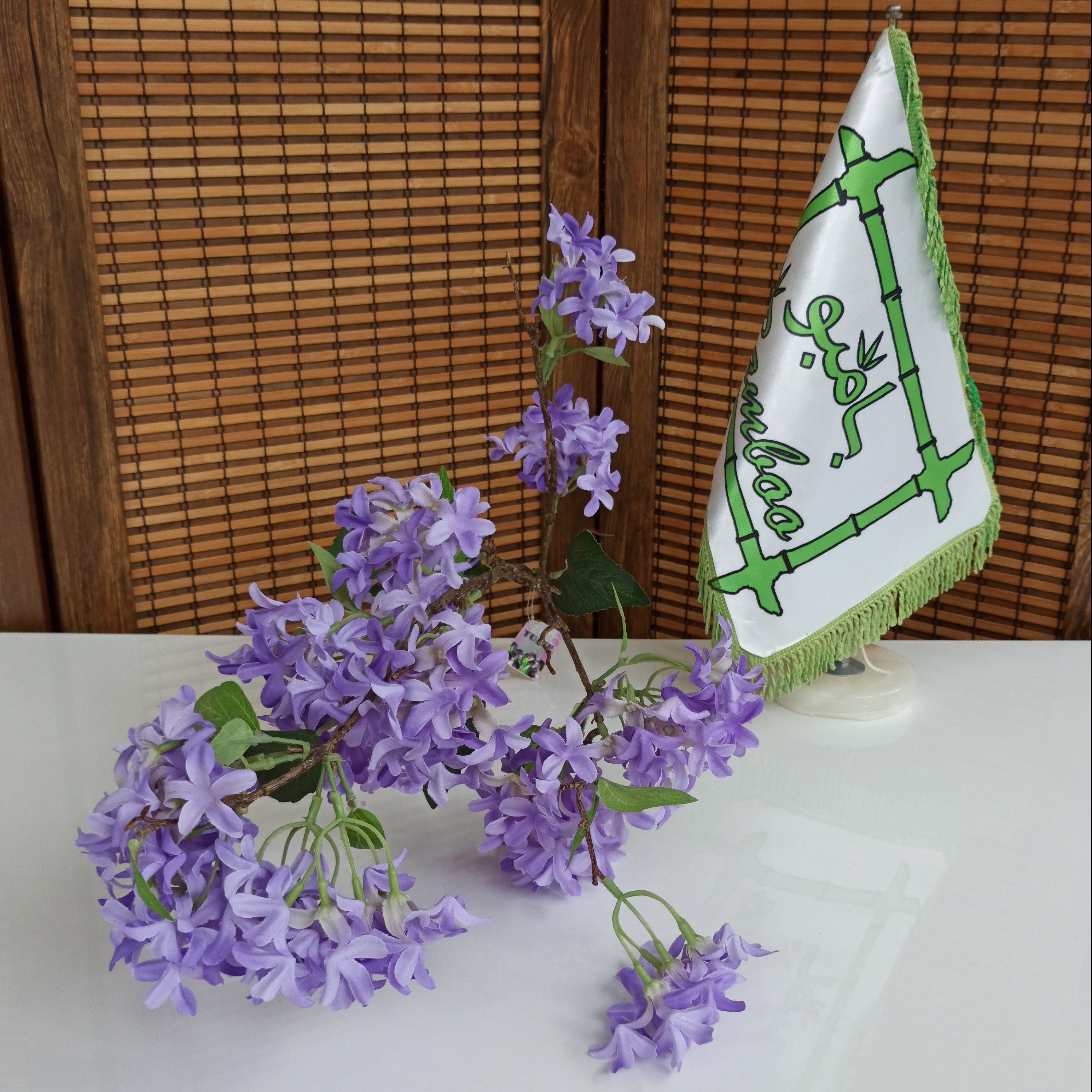 گل شکوفه مصنوعی شاخه بلند