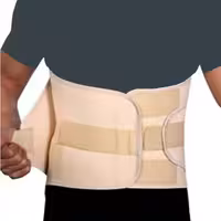 کمربند کار چیپسو CHIPSO (کمربند طبی سخت الاستیک)  کد BA082 ضد حساسیت پوستی (رنگ جدید مشکی) فری سایز