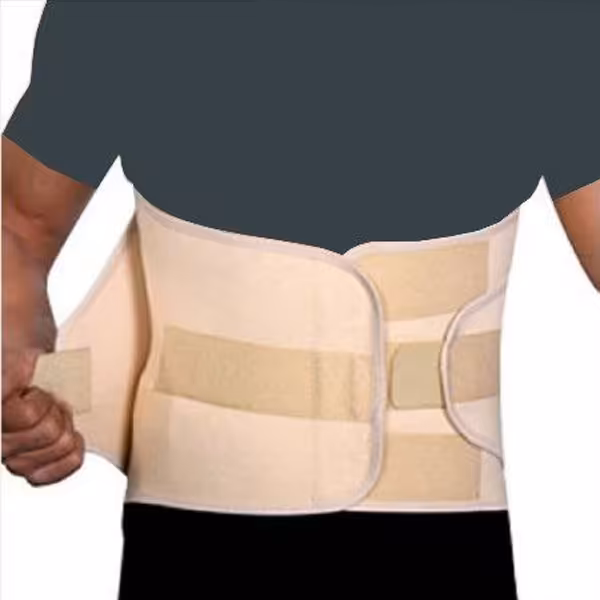 کمربند کار چیپسو CHIPSO (کمربند طبی سخت الاستیک)  کد BA082 ضد حساسیت پوستی (رنگ جدید مشکی) فری سایز