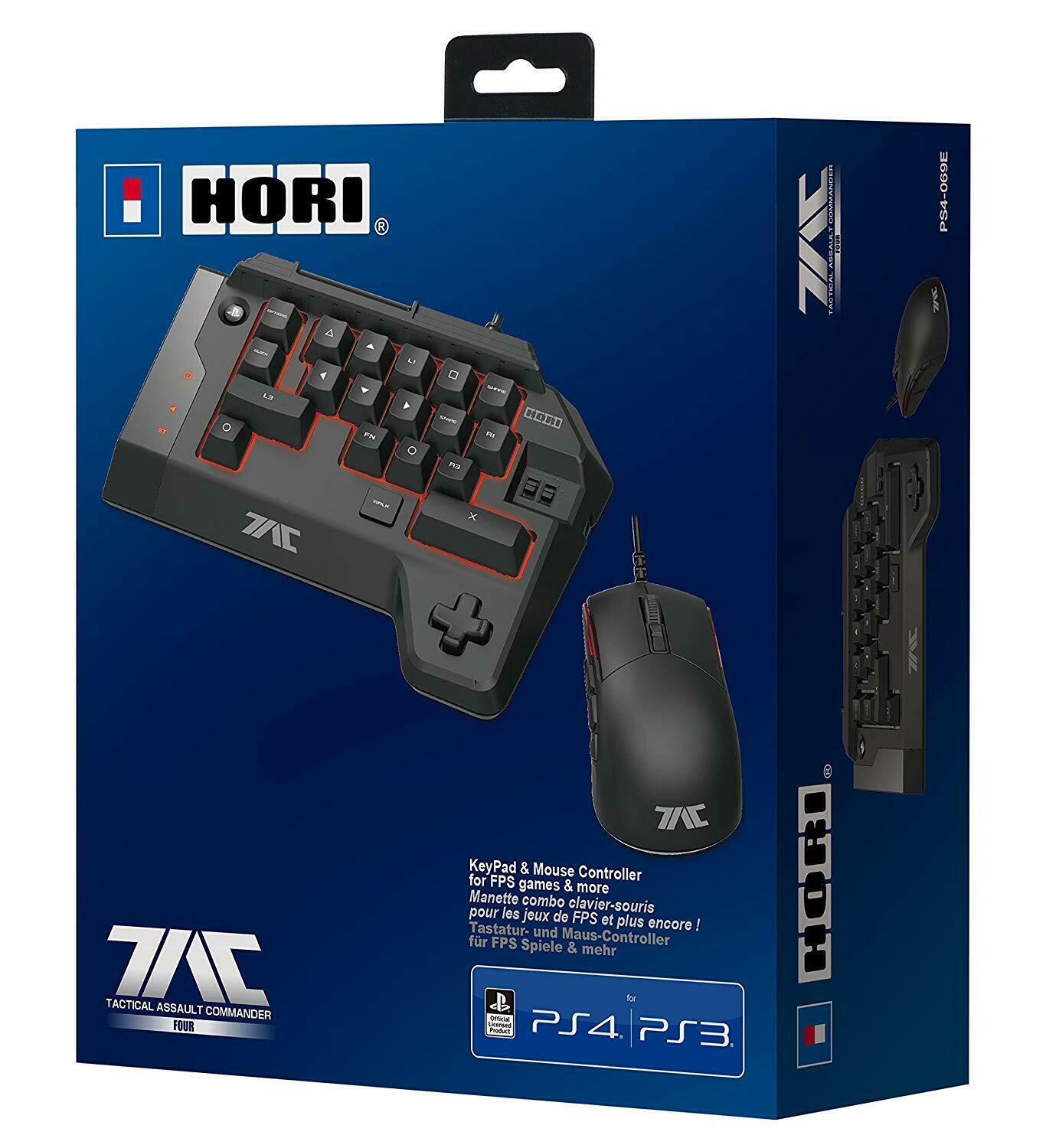 موس و کیبورد پلی استیشن Keyboard Mouse HORI TAC Four (دست دوم)