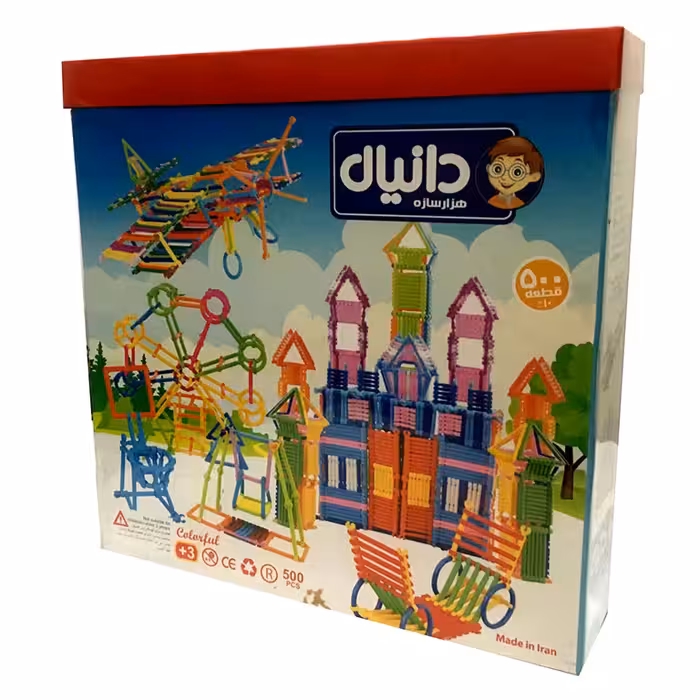 بازی ساختنی هزار سازه (500 قطعه)