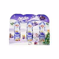 بابانوئل شکلاتی سه تایی 45 گرم میلکا - milka