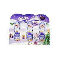 بابانوئل شکلاتی سه تایی 45 گرم میلکا - milka