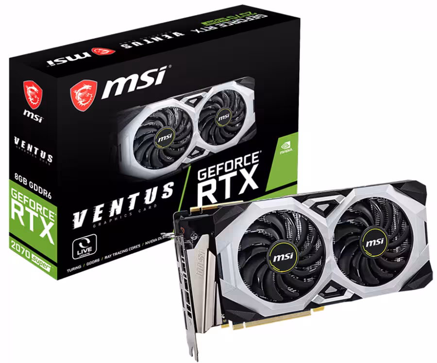کارت گرافیک  ام اس آی GeForce RTX 2070 SUPER VENTUS حافظه 8 گیگابایت