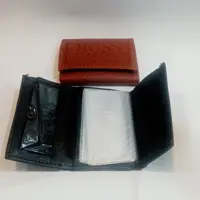 کیف کارت و کیف پول دکمه دار مارک دار Boss و پاریس کد2