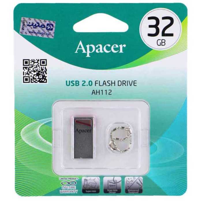 فلش 32GB USB2 اپیسر مدل AH112 با گارانتی مادام العمر 