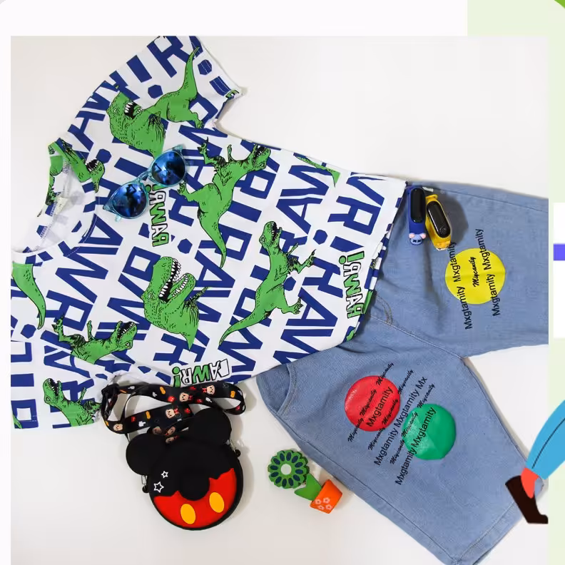 تیشرت و شلوارک پسرانه 