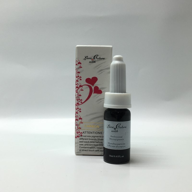 رنگ تاتو لاو کالر کربن( مشکی ) Love Color CARBON