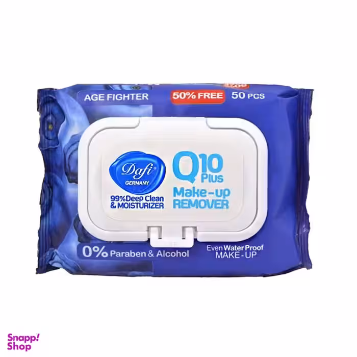 دستمال مرطوب دافی (Dafi) مدل Q10 Plus BlueBerry وزن 250 گرم