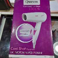 سشوار مسافرتی 1200وات تاشو مدل HD320 کوئین  Queen 