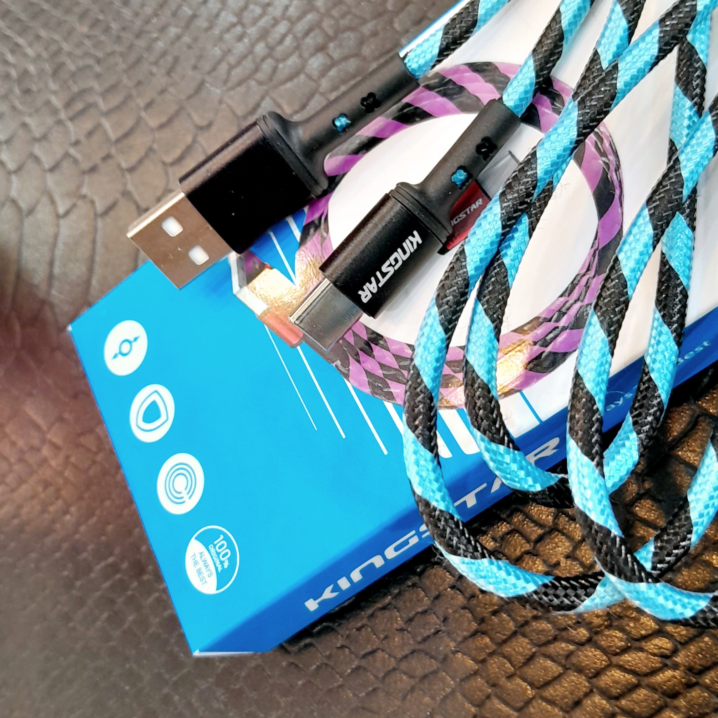 کابل type-c، برند کینگستار، kingstar، با گارانتی و قیمت مناسب