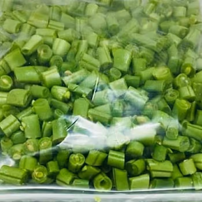 لوبیاسبز در بسته بندی نیم کیلویی