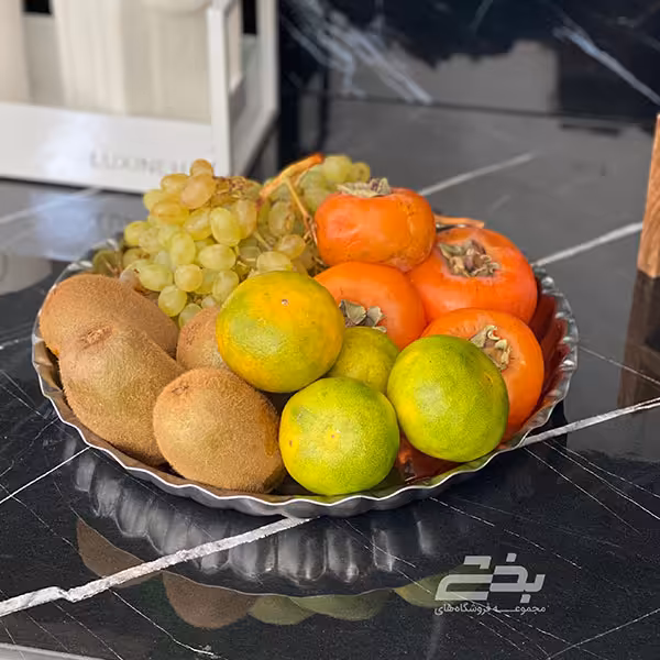 سینی استیل 35 انگشتی ساده